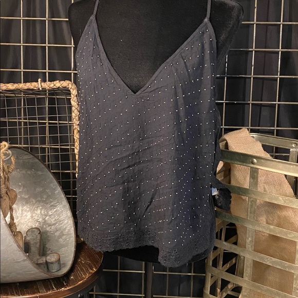 NWT Free People Black Camisole Size M - Picture 3 of 5